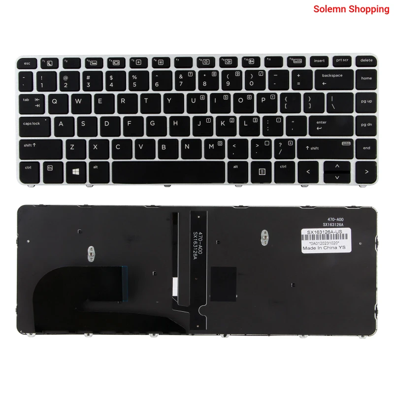 HP EliteBook Laptop  840 G3  G4  -  Backlight Keyboard