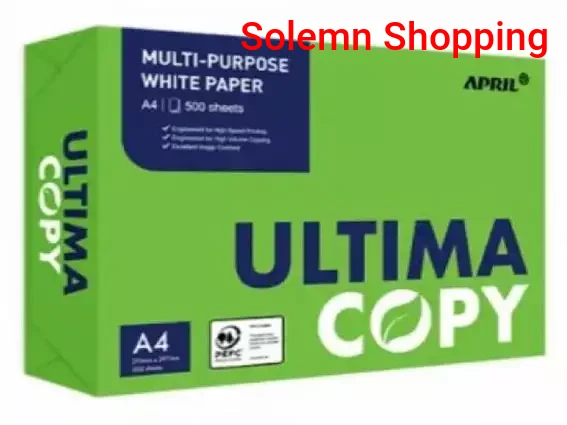A4 Ultima White Plain Printer Paper  -   Per Realm   70m