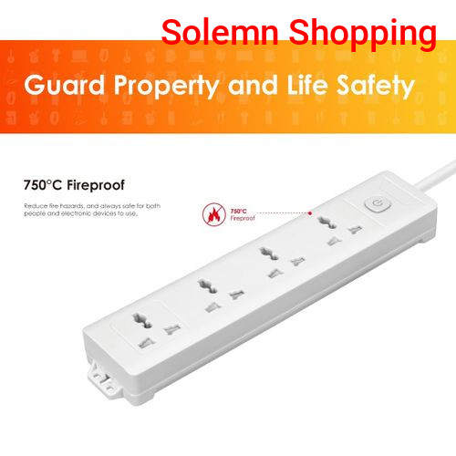 Itel 4 Sockets 1.8 Metre Cable Power Extension